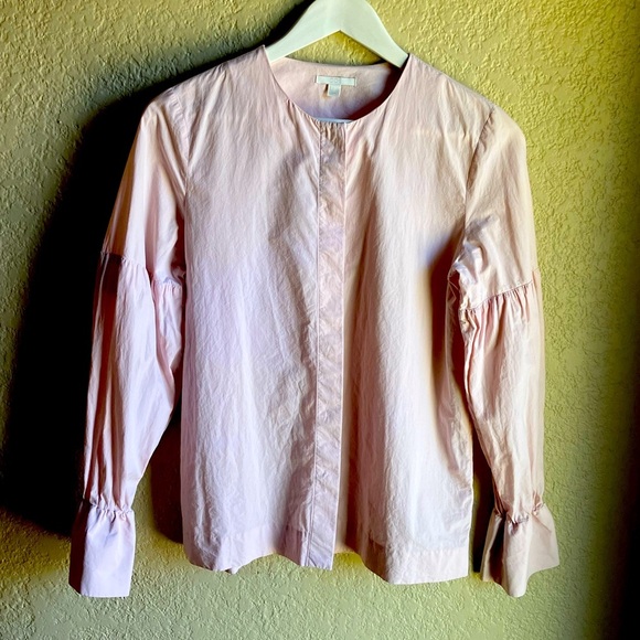 COS long sleeve petal pink blouse - Picture 1 of 9
